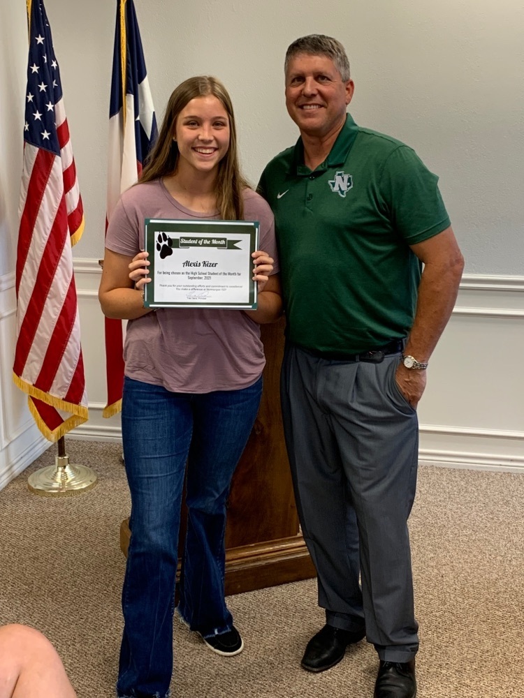High School Student of the month - Alexis Kizer