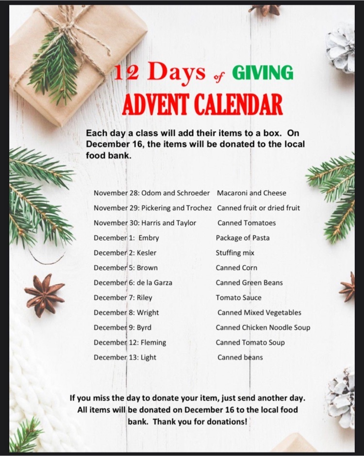 12 Days of Giving